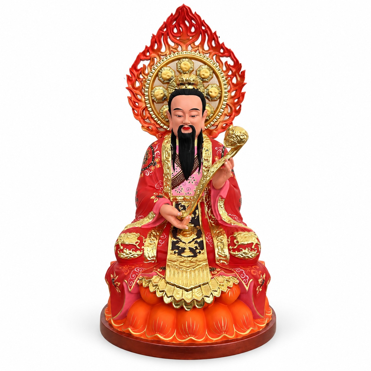 Sanqing Wood Statues — Individual Selection, approved variant product view.