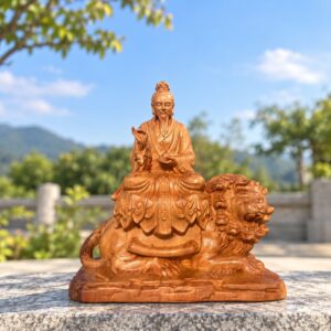 Taiyi Wood Statue, approved hero product view.