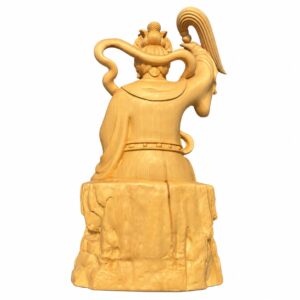 Jiutian Xuannu Wood Statue, approved main product view.