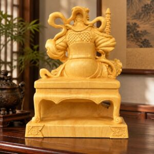 Zhao Gongming on Tiger Wood Statue, approved scene product view.