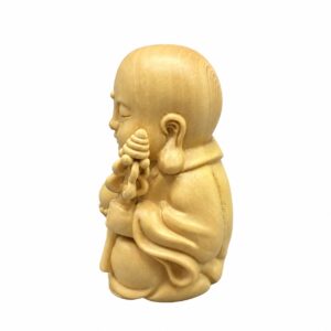 Ksitigarbha Wood Figurine, approved main product view.