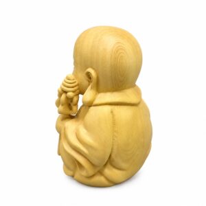 Ksitigarbha Wood Figurine, approved main product view.