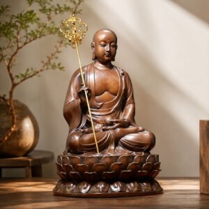 Ksitigarbha Copper Alloy Statue, approved hero product view.