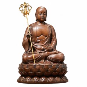 Ksitigarbha Copper Alloy Statue, approved main product view.