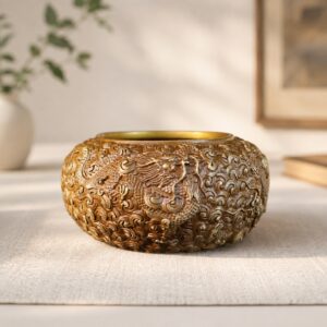 Four-Dragon Brass Bowl, approved hero product view.