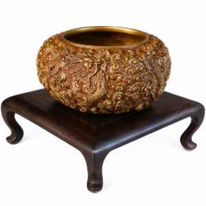 Four-Dragon Brass Bowl, approved main product view.