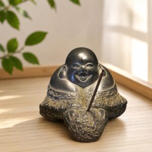 Laughing Buddha Incense Holder, approved hero product view.