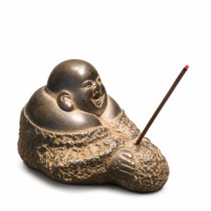 Laughing Buddha Incense Holder, approved main product view.