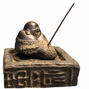 Laughing Buddha Incense Holder, approved main product view.