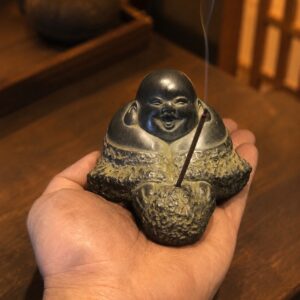 Laughing Buddha Incense Holder, approved scene product view.