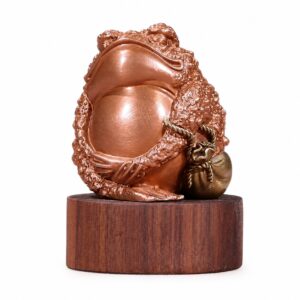 Three-Legged Toad Copper Alloy Figurine, approved main product view.
