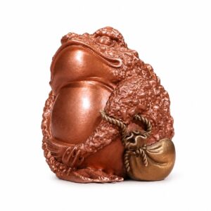 Three-Legged Toad Copper Alloy Figurine, approved main product view.