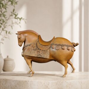 Tang Style Horse Copper Alloy Statue, approved hero product view.