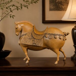 Tang Style Horse Copper Alloy Statue, approved scene product view.