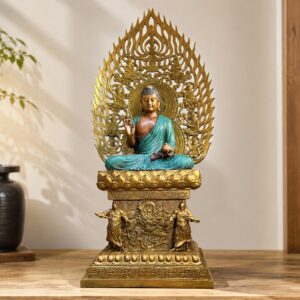 Medicine Buddha Copper Alloy Statue, approved hero product view.