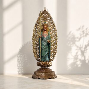 Ksitigarbha Copper Alloy Statue, approved hero product view.