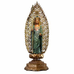 Ksitigarbha Copper Alloy Statue, approved main product view.