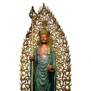 Ksitigarbha Copper Alloy Statue, approved main product view.