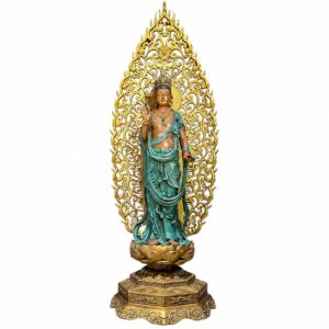 Mahasthamaprapta Copper Alloy Statue, approved main product view.