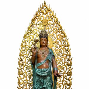 Mahasthamaprapta Copper Alloy Statue, approved main product view.