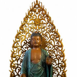 Amitabha Buddha Copper Alloy Statue, approved main product view.