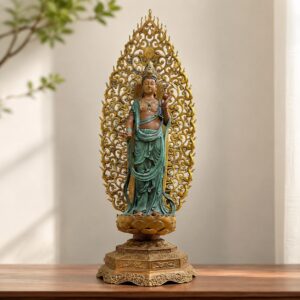Guanyin Copper Alloy Statue, approved hero product view.