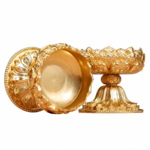 Lotus Brass Oil Lamp Holder, approved main product view.
