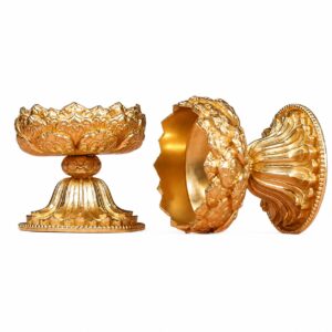 Lotus Brass Oil Lamp Holder, approved main product view.