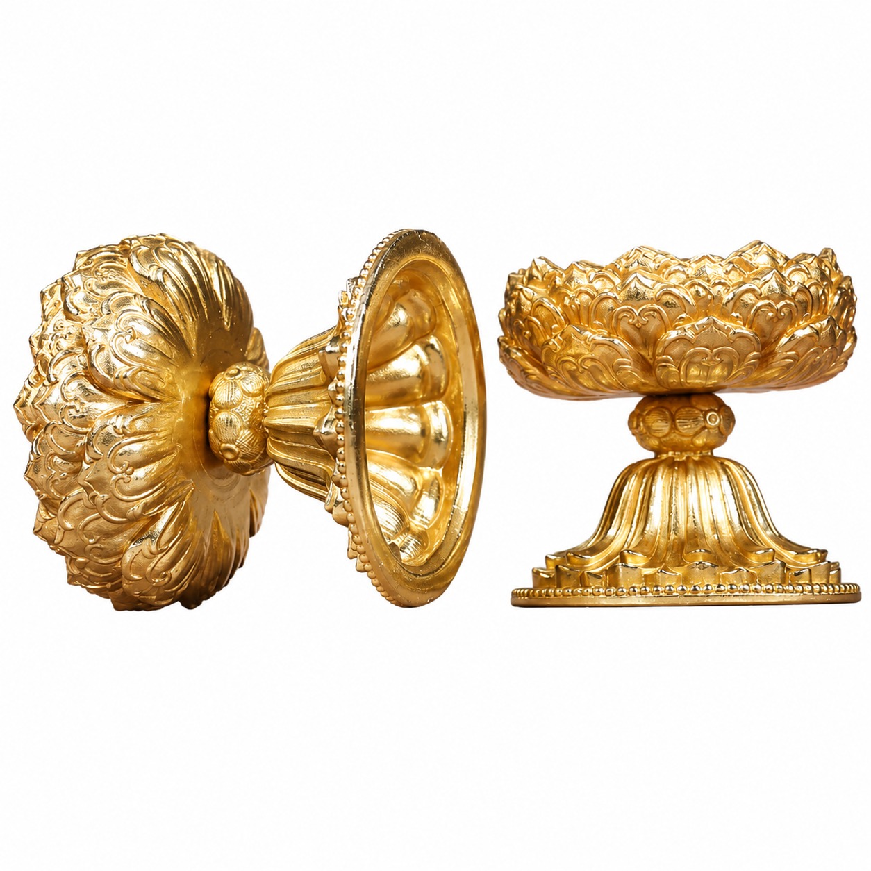 Lotus Brass Oil Lamp Holder, approved main product view.
