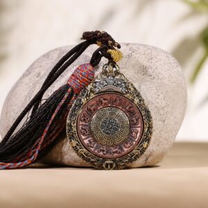Zodiac Buddha Copper Alloy Pendant, approved hero product view.