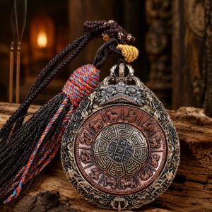 Zodiac Buddha Copper Alloy Pendant, approved scene product view.