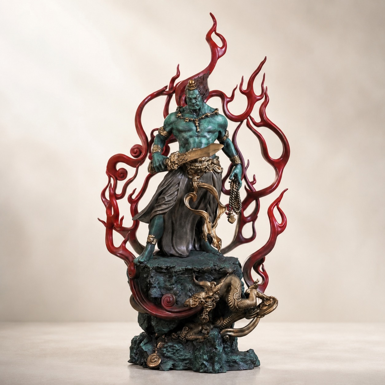 Fudo Myoo Copper Alloy Statue, approved hero product view.