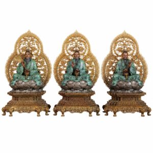 Sanqing Copper Alloy Statues — Single or Set, approved main product view.