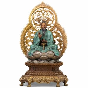 Sanqing Copper Alloy Statues — Single or Set, approved variant product view.