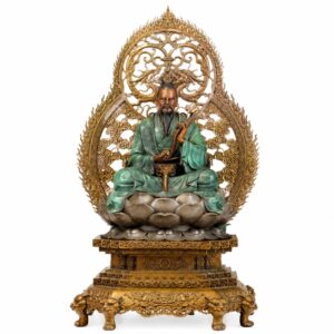 Sanqing Copper Alloy Statues — Single or Set, approved variant product view.