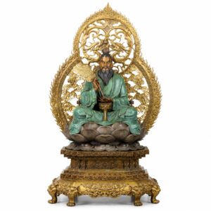 Sanqing Copper Alloy Statues — Single or Set, approved variant product view.