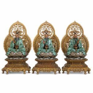Sanqing Copper Alloy Statues — Single or Set, approved variant product view.
