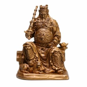 Four Wealth Deities Copper Alloy Statue Set, approved main product view.