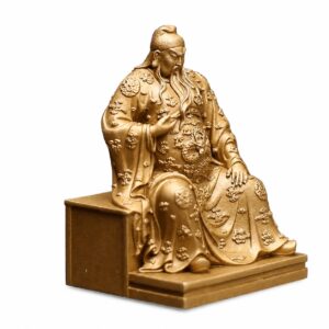 Four Wealth Deities Copper Alloy Statue Set, approved main product view.