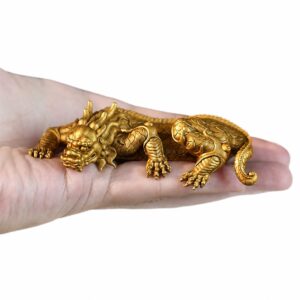 Gongfu Dragon Beast Copper Alloy Figurine, approved main product view.