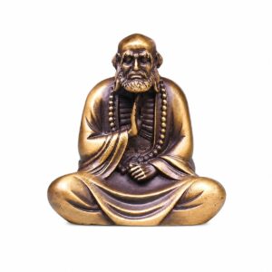 Bodhidharma Brass Statue, approved main product view.