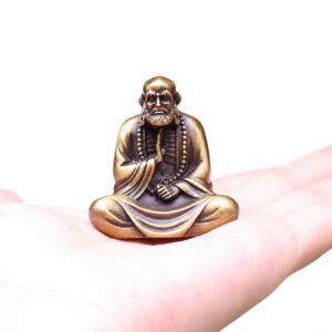 Bodhidharma Brass Statue, approved main product view.