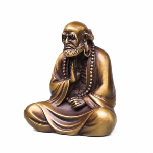 Bodhidharma Brass Statue, approved main product view.